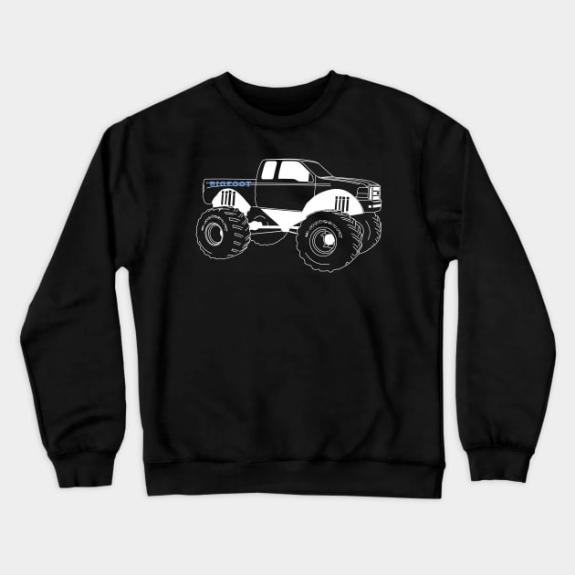 Monster truck Crewneck Sweatshirt by classic.light